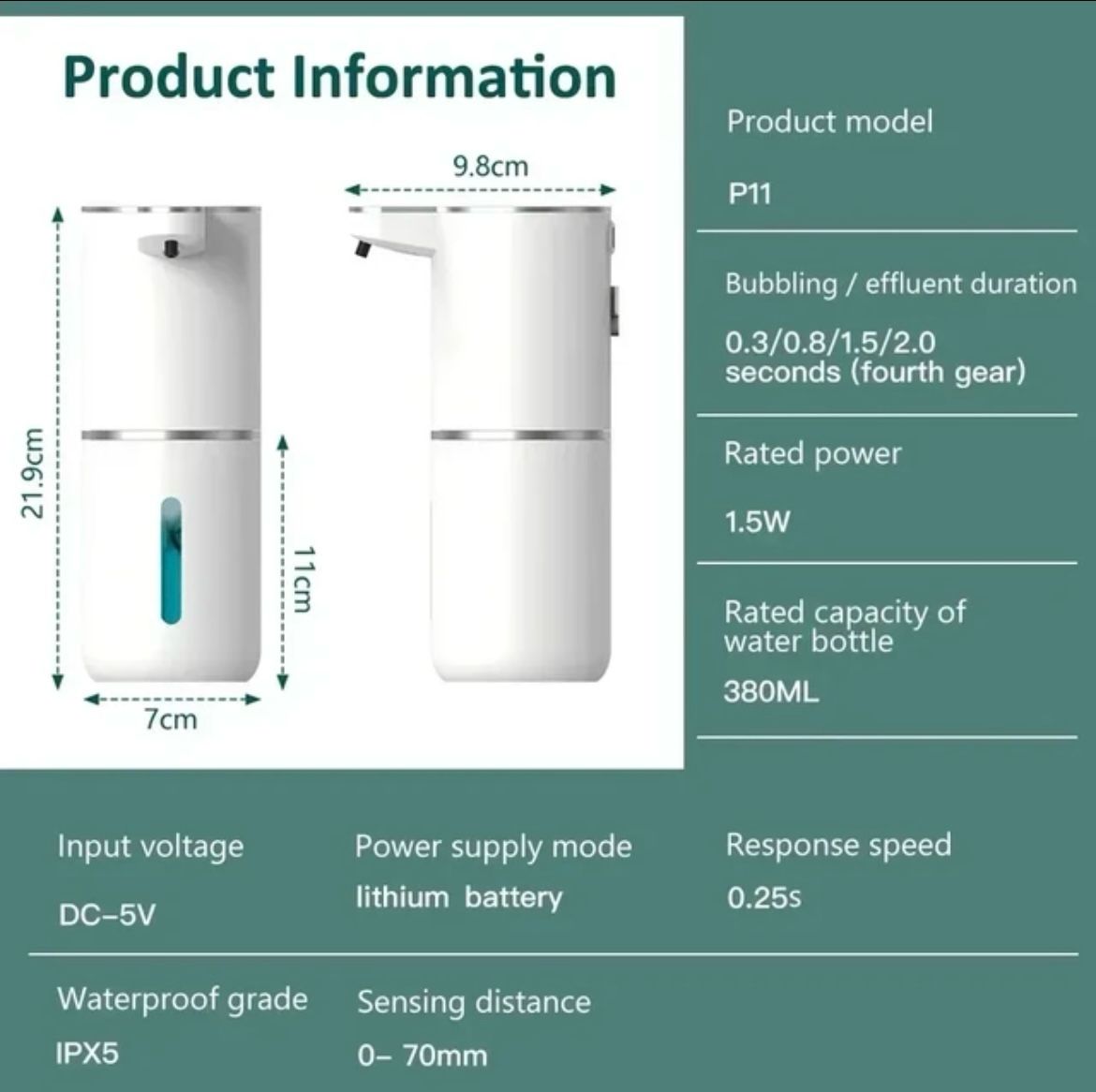 Sensor Liquid Soap Dispenser